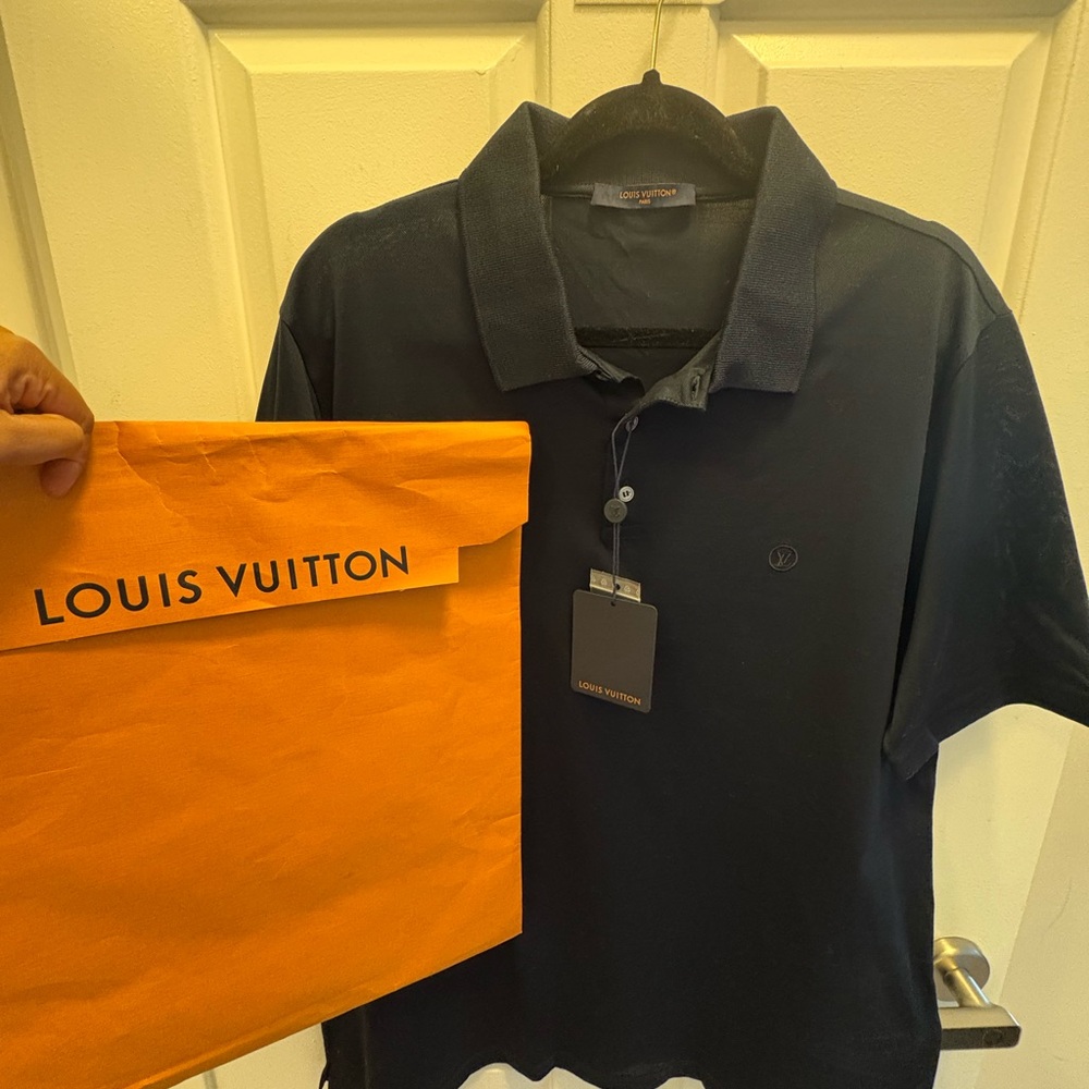 Louis Vuitton Paris Classic Short Sleeve Pique Polo